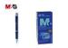 Promotional Colored Ballpoint Pens With Rubber Coated Barrel And Metal Clip