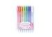 0.8mm stick gel pen with eight different colors neon ink in a PVC pouch for artistic creation