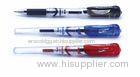 Cool Black / Red / Blue Gel Ink Pens With Textured Non - Slip Grip