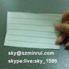 Self Destructible Blank White Label Stickers Roll for Printing Eggshell Paper Sticker