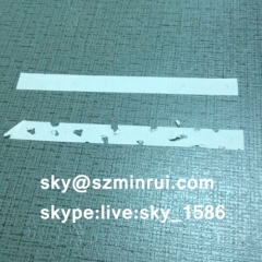 Self Destructible Blank White Label Stickers Roll for Printing Eggshell Paper Sticker