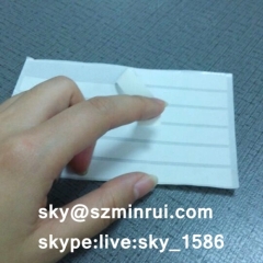 Self Destructible Blank White Label Stickers Roll for Printing Eggshell Paper Sticker