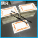 custom design blank border eggshell sticker