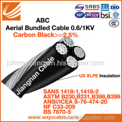 ABC Cable-Aerial Bundled Cable SANS 1418 SABS Certificate