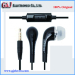 Factory supply earphone jack plug 3.5mm earphone branded handsfree earphone