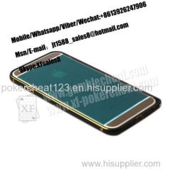 Golden Color Iphone 6 Mobile Phone Camera Used In Private Cards Game
