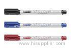 Multi - Color Quick Drying Slim White Board Markers In Ink Blue / Black / Red Color