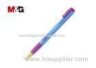 Retractabl gel 0.6mm ballpoint pen with comfortable rubber grip