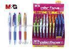 Customized Logo Gel Ballpoint Pen With Soft Rubber Grip ISO9001 SGS