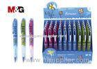 Spring Shape Barrel Colored Ballpoint Pens In Blue Ink For Promotion Gift