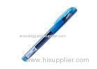 Business Ink Pens With Logo Printed / Blue Gel Ink Pens For Student