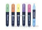 Indelible Slim And Flat Highlighter Marker Pen For Student With Skidproof Grip