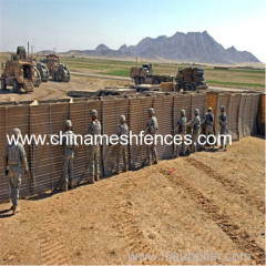 Sand Filled Gabion Hesco Blast Wall Defensive Barrier