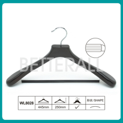 wooden hanger clothes hanger with clip