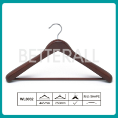 Flat body wooden children hanger