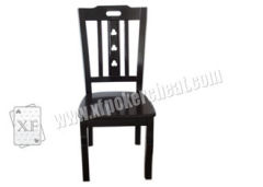 Casino Cheating Devices Wooden Poker Chair With Infrared / Laser Camera