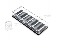 Plastic Transparent Chip Tray Poker Scanner With Black Filter Infrared Camera