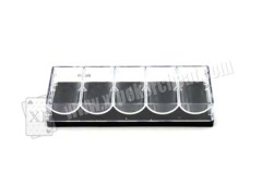 Plastic Transparent Chip Tray Poker Scanner With Black Filter Infrared Camera