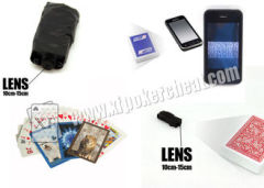 Black Small Box Clip Cuff IR Camera Poker Scanner / Cheating Poker Hand Analyzer