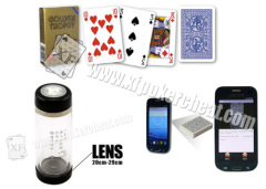 Plastic Vacuum Water Cup IR Camera / Water Bottle Camera For Marked Poker Cheating