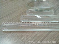 Reflex and Transparent water level gauge glass