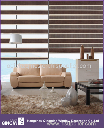 New Developed Decorative Window Zebra Blinds Hand Controlled Zebra Blind