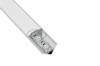 60 degree corner LED aluminum profile for kitchen or wardrobe lighting strip