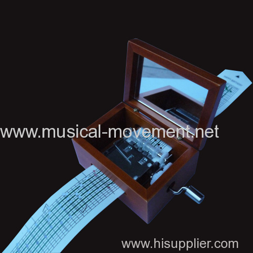 Paper Tape Wooden Music Box