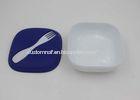 Biodegradable Microwave Plastic picnic Lunch Box Containers With Fork And Spoon