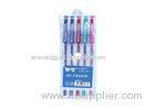 0.4mm stick gel ink pen with 5 different colors in a pvc pouch from China manufacturer