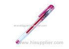 Stylish 0.4mm stick gel ink pen with 10 different colors for office and school