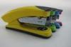 Colorful Metal & Plastic Office Stapler With Skidproof Bottom Tray