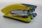 Colorful Metal & Plastic Office Stapler With Skidproof Bottom Tray