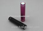 Black / Pink Cylindrical Micro USB Power Bank With Logo Printing CE ROHS