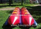 Amazing Inflatable Water Park Inflatable Flying Fish Banana Boat With Two Tubes 16 Seats