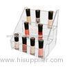 Clear 3 Tier Acrylic Nail Polish Table Rack DisplayCounter Stand