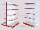 White 51000 mm Layers Shelf Metal Display Shelf Supermarket Display Stands