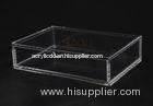 3mm Thickness Unique Store FixturesCustom Clear Box With Drawer