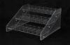 More Tiers Plastic Nail Polish Display Rack Ladder Shaped Transparent