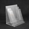 Plastic Brochure Holder Stand More Layer Slant With Small Compartment