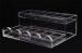 Acrylic Retail Display StandsNail Polish ShelfClear 285215100 Mm For Makeup Shop
