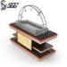F&B Display Mobile Buffet Table with Large Ice Tub for Seafood Serving