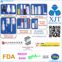 Xinjitai Plastic Spray Bottle for Pharmaceutical and Cosmetics Application