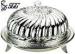 Superior Silver Plated Cake Dome Plate Covers Round Water - Drop Pattern