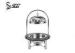 14 Inch Royal Style Marble Round Chafing Dish Stainless Steel SCC ZC-002E3