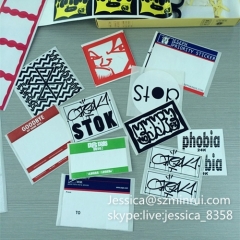 Custom Different Kinds Of Design Printing Breakable Eggshell Graffiti Sticker Brittle Eggshell Security Seal Stickers