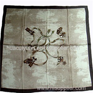 Customized Design Silk Twill Scarf