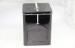 Small Black Square Coffee Tin Cans With Open Door 168 X 168 X 215 mm