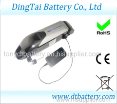 Newest down tube 48V 11.6Ah Lithium ion 18650 e-bike battery pack with BMS with USB 5V output