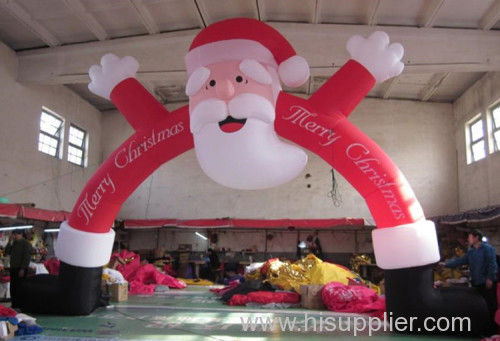 Creative Santa Claus Inflatable Arch on Sale